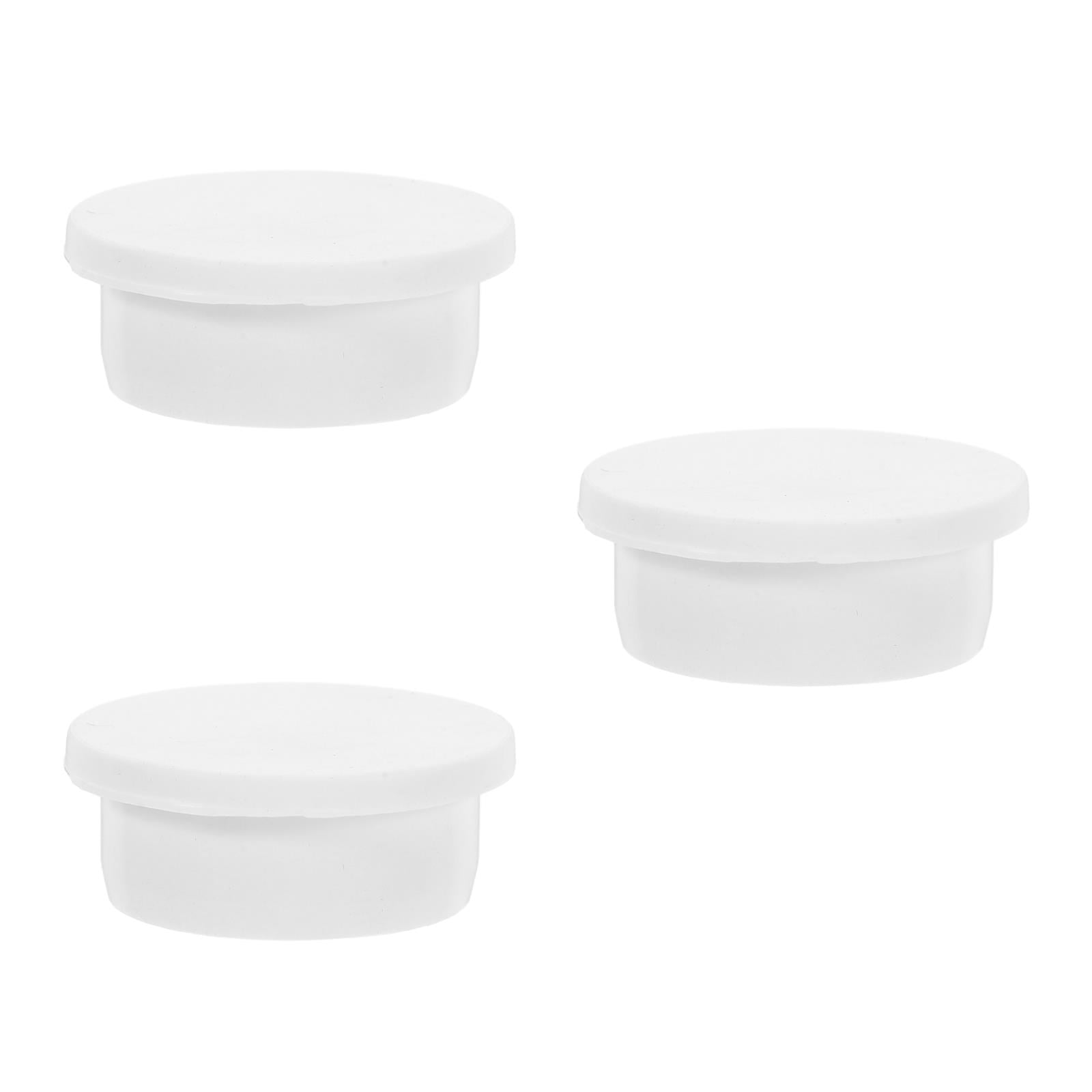 Worgeous 3pcs PVC Pipe End Cap Plug Simple to Install Pipe End Cap for ...