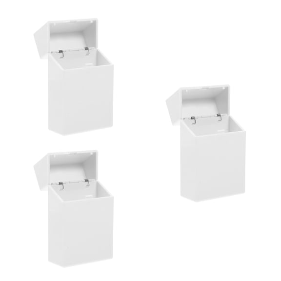 Worgeous 3pcs Photos Organizing Box Multi-Use Parts Storage Case Multi-Functional Pictures Container Desktop Finishing Box Photo Keeper Box