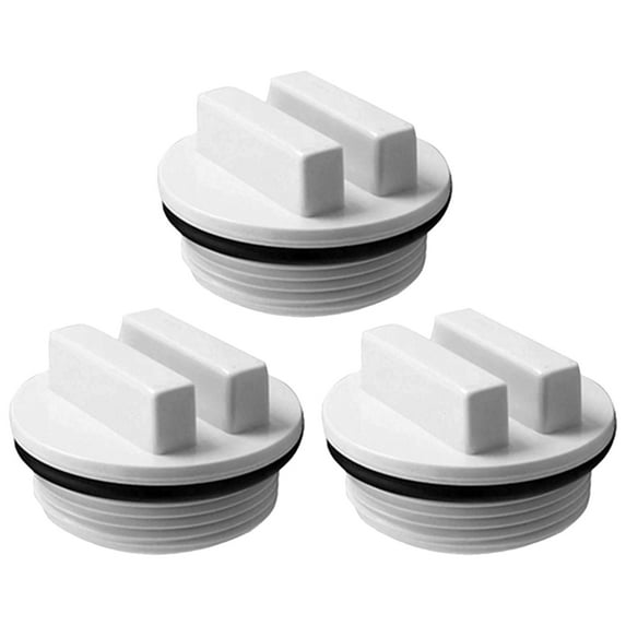 Worgeous 3pcs Plastic Pool Plugs Pool Return Line Plugs Pool Plugs for Inground Pools Above Ground Pool
