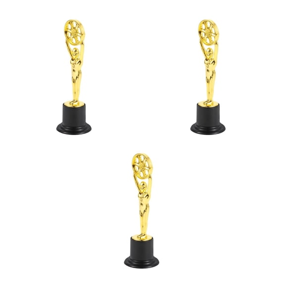 WHAMVOX 3pcs Plastic Trophy for Winner Award Competition Kids Decor for Students Kindergarten and Elementary
