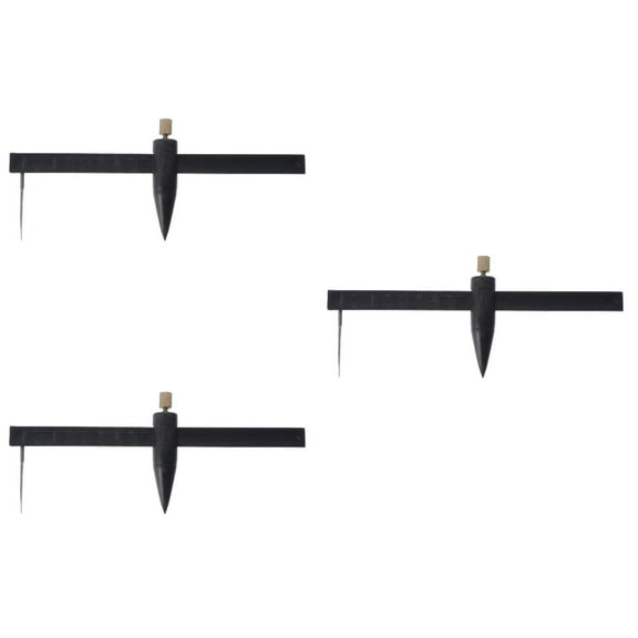 Worgeous 3pcs Pottery Clay Compass Circle Cutter Compass Circle Cutter Circular Cutting Tool