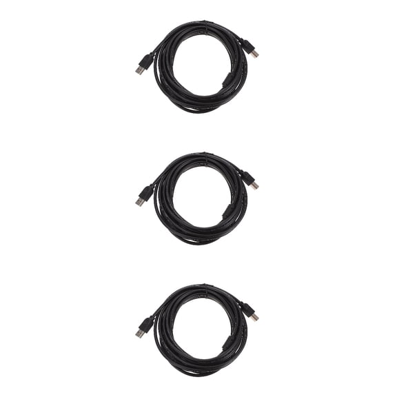 Worgeous 3pcs Printer Cable Copper Core Facsimile Machine USB Cable Professional Scanister USB Cable