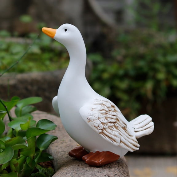 Worgeous 3pcs Resin Animal Figurines Miniature Statues for Garden Decoration