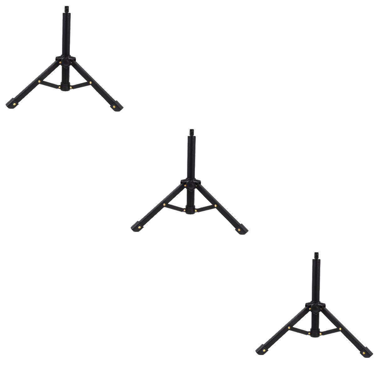 Worgeous 3pcs Universal Desktop Mic Tripod Microphone Rack Microphone ...