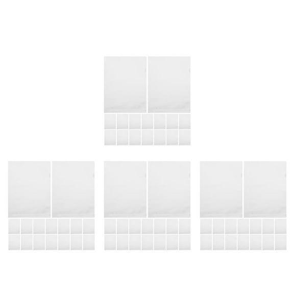 Worgeous  4 Count Clear Sleeves for Binders Paper Protectors Transparent