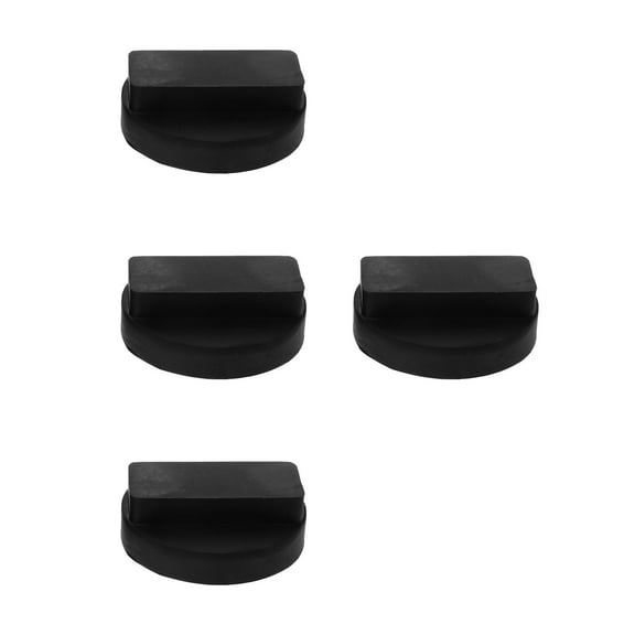 Worgeous 4 PCS Kit Rubber Shock Absorber 6.00X6.00X2.20CM Black