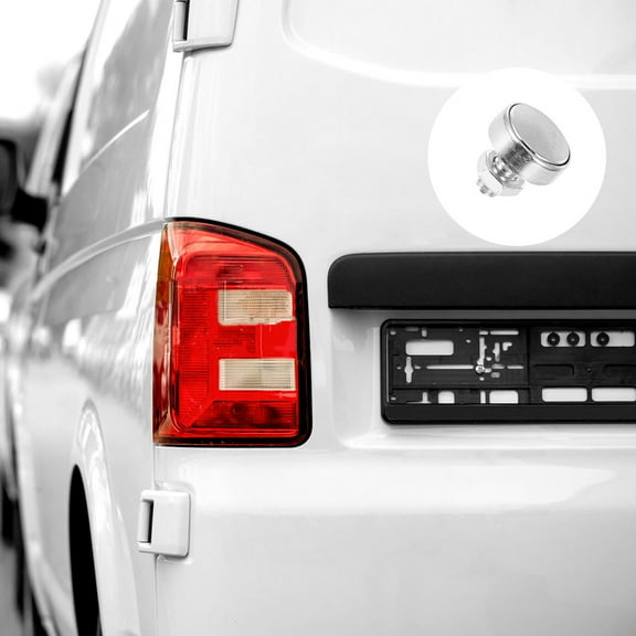 Worgeous 4 Pairs Fixing Bolts for License Plate Screws Decorative Silver