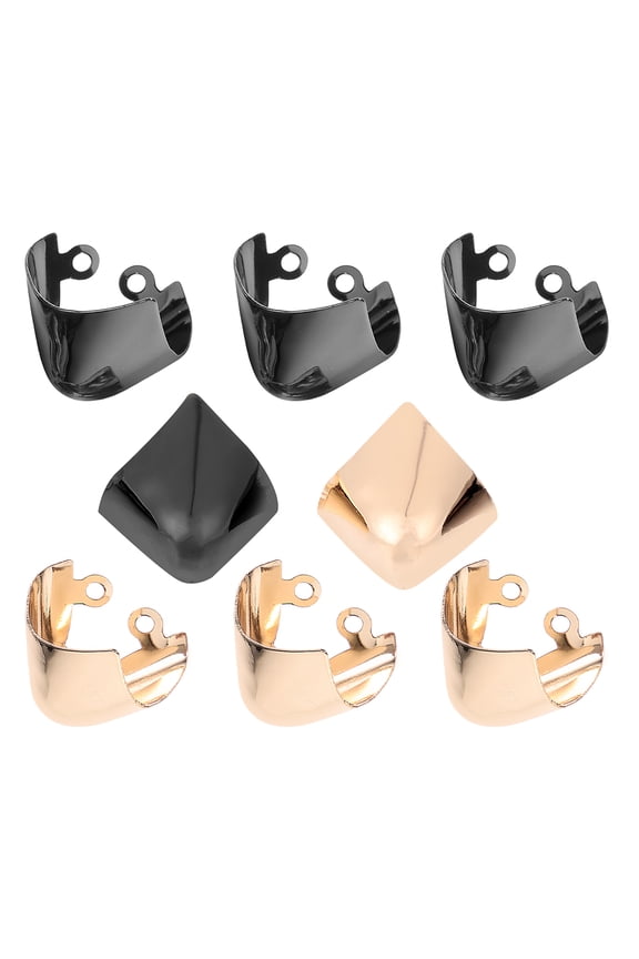 4 Pairs Shoe Tip Protector for High Heels Metal Shoe Cap Shield Decorative Shoe Tip Covers High Heels Front Caps Replacement