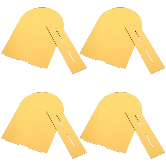 Worgeous 4 Pcs Acrylic Table Sign Reserved Signs Signage Events Mini Chalkboard Wedding