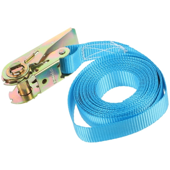Worgeous  4 Pcs Bike Luggage Straps Ratchet Tie Down Camo for Hooks Blue