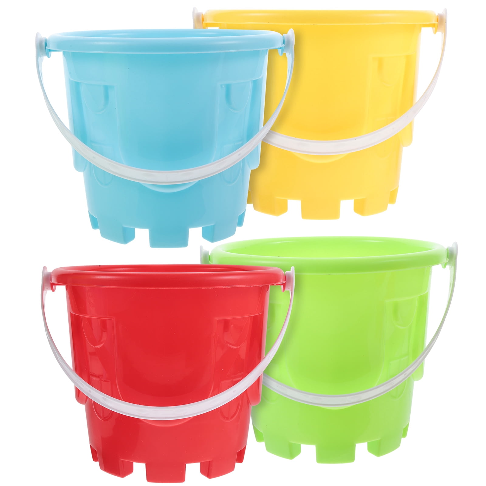 Worgeous 4 Pcs Buckets for Kids Educational Beach Game Toys Imagination ...