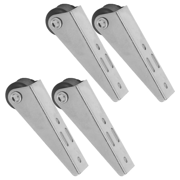 Worgeous 4 Pcs Heavy Door Hardware Cabinet Hardware Track Pulley 6.90X2.30X2.30CM