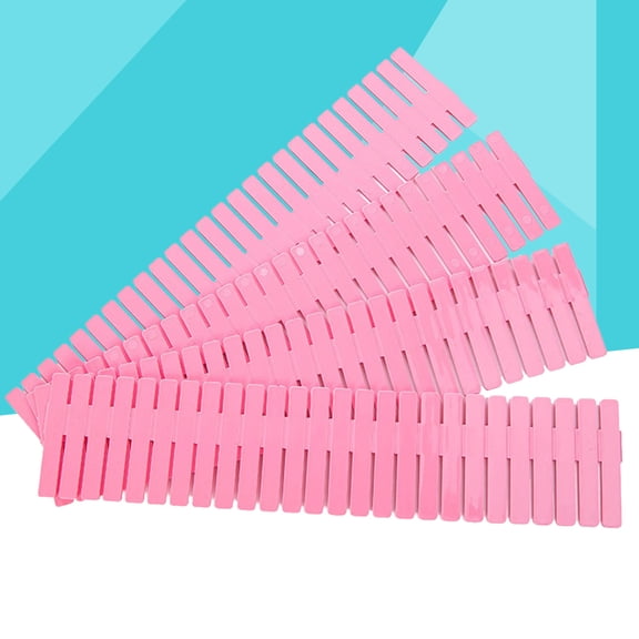 Worgeous 4 Pcs Home Decor Partition Plate Pink Drawer Divider