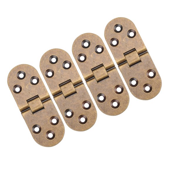 Worgeous  4 Pcs Invisible Hinges Furniture Easy Installation
