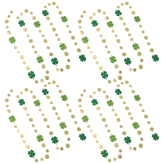 SEWCHICS Garland Paper Green For Weddings 4Set