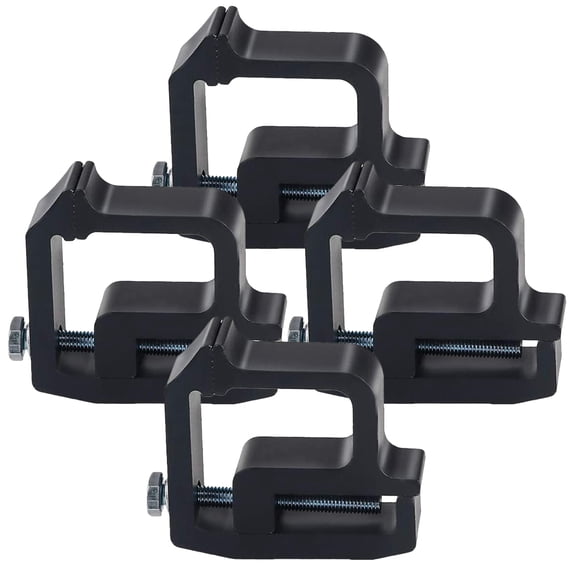 SWETRACE 4Pcs Truck Rack Clamps Aluminum Alloy Simple and Coordinated ...