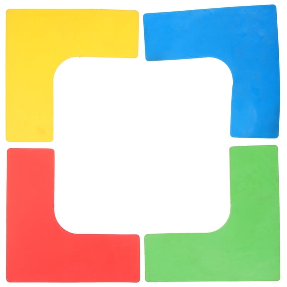 Worgeous 4 Pcs Landmark Mat Marker Marking Lines Tennis Corners Sports