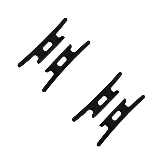 Worgeous 4 Pcs Nylon Cleats Kayak Cleats Boat Dock Cleats Canoe Cleat Boat Mooring Cleats