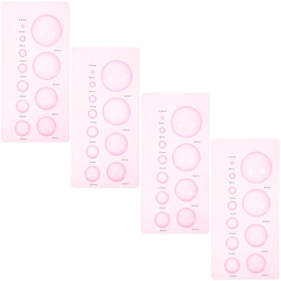 Worgeous  4 Pcs Paper Shaper Quilling Tools Pen Quilting Creations Stencil Template