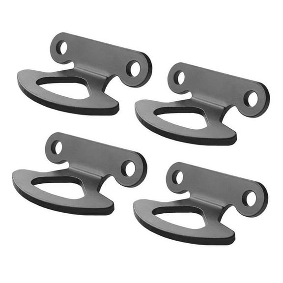 Worgeous  4 Pcs Retractable Tie down Ratchet Car Anchor Hook