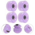 thumbnail image 1 of Worgeous  4 Pcs Roller Skating Inline Skate Wheels White Child Purple, 1 of 8