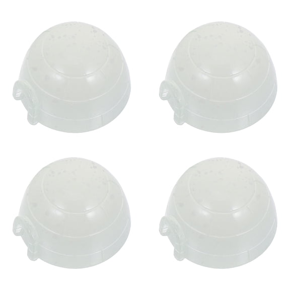 WHAMVOX MLINS 4pcs Resin Ice House Sculptures Micro Landscape Decorations Mini Igloo Ornaments Unique Ice House Figurines Statues