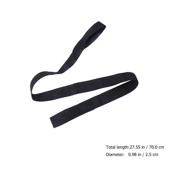 BESTYASH 4Pcs Adjustable Ski Straps for Carrying Ski Boots Comfortably Black Polyester