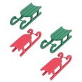 thumbnail image 1 of WORGEOUS  4 Pcs Christmas Inflatables Sled Wooden Ornaments, 1 of 8