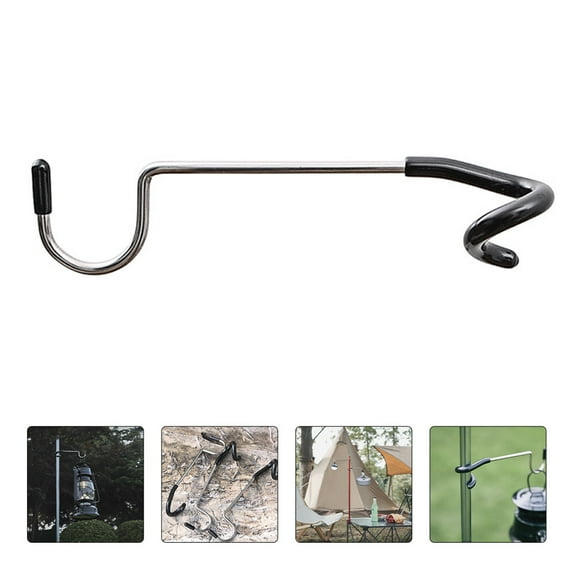 Worgeous 4 Pcs Stainless Steel Hook Hanger Tent Tents Hooks Work Travel