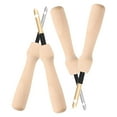 thumbnail image 1 of COSMOBETTY Practical Punch Needle Embroidery Equipment Wooden Handle Design 4Pcs, 1 of 8