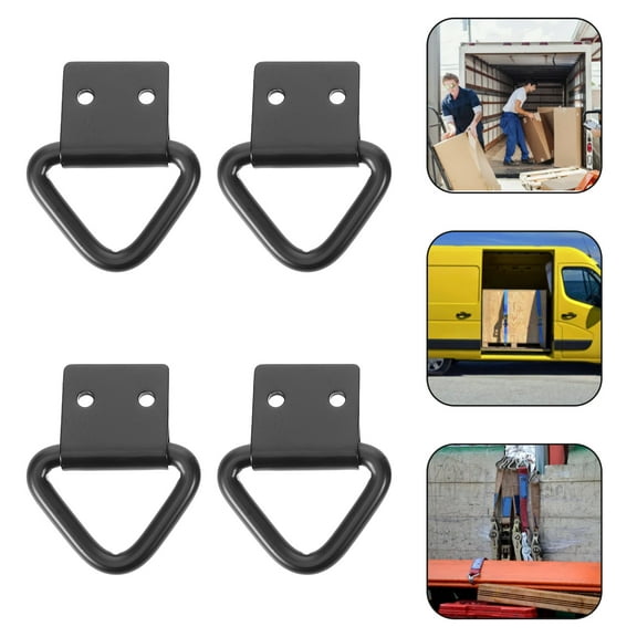SWETRACE car trunk hook Trunk Cargo Anchor Rings Stainless Steel Tie Down Cargo Transportation 4pcs