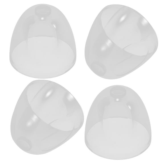 Worgeous 4 Pcs Versatile Baby Bottle Dome Caps Easy-to-Use Plastic Replacement Lids Daily Use Baby Bottle Caps Baby Bottle Caps Feeding Bottles Lids