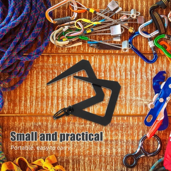 Worgeous 4 Sets Outdoor S-Shaped Carabiner Hooks Heavy Duty Camping Hanging Hooks Ideal For Hanging Camping Gears Kitchen Utensils And Backpack Accessories