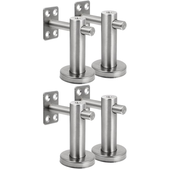 Worgeous 4-Pack Adjustable Handrail Brackets for Stair Railing Support, Stair Handrail Holders