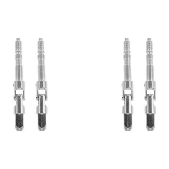 Worgeous 4 pcs Jack Part Floor Jack Cardan Shaft Iron Floor Jack Part Jack Drop Cardan Jack Drop Universal Joint Heavy-Duty Trailer Jack Part
