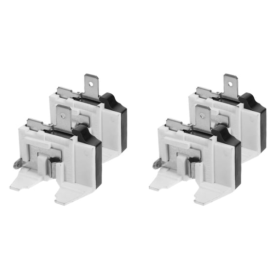 Worgeous 4 pcs Refrigerator Overload Protectors Freezer Compressor Overheat Protector Replacement