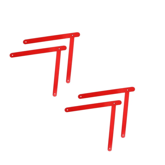 Worgeous 4 pcs  Replacement Ladder Hinges Step Ladder Hinges Ladder Accessories Metal Step Ladder Support Hinges Long Ladder Hinges