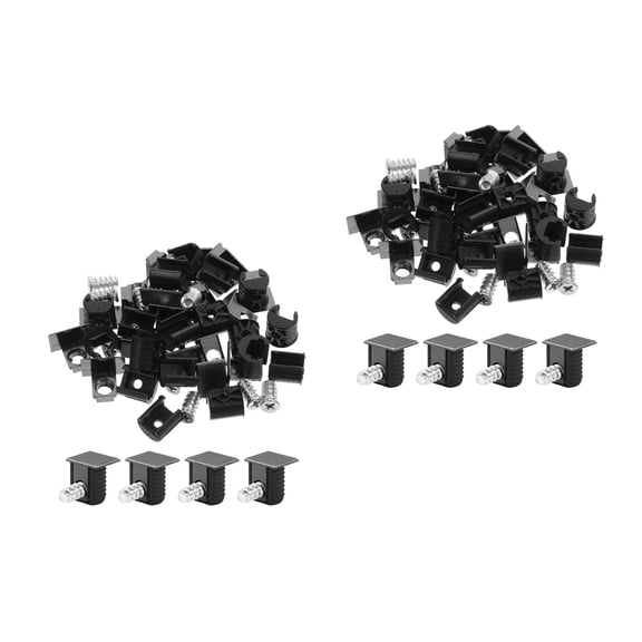 Worgeous 40 Sets Shelf Bracket Wall Mount Support Holder Shelf Pin Cabinet Shelf Pegs Heavy Duty Shelf Support Pegs With Mounting Screws