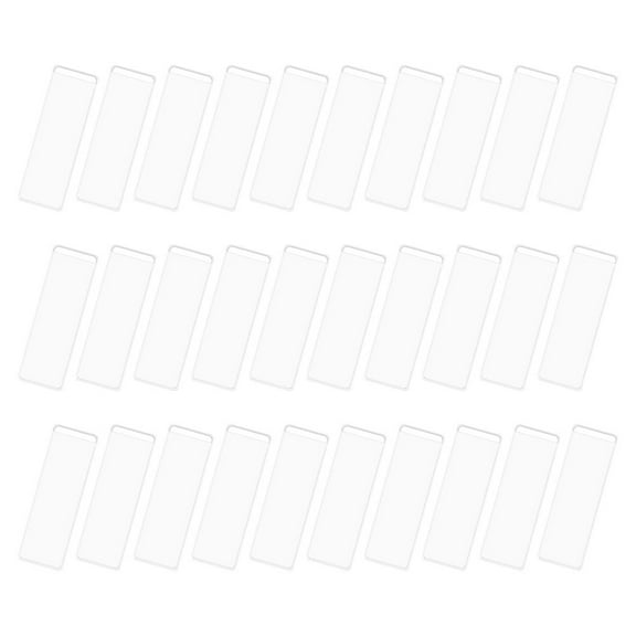 Worgeous 40 Sets Wallet Label Sticky Index Tab 7.50X2.50X0.10CM White