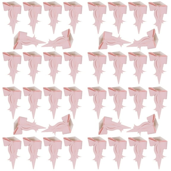 Worgeous 40 Sets of Folding Bouquet Box Flower Arrangement Container Flower Carry Boxes