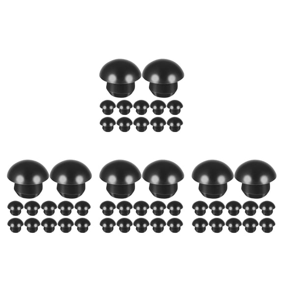 Worgeous 48 pcs Rubebr Oil Plug Rubber Hydraulic Filler Bung Floor Oil Filler Plug Hydraulic Bung Plug Oil Filler Plugs for Replacement