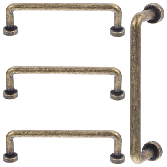 Worgeous 4-Piece Cabinet Door Handles Set, Decorative Wardrobe Pulls for Kitchen, Bathroom, Furniture, and Stylish
