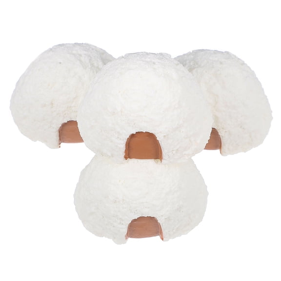 4Pcs Mini Polar House Resin Ice House Model Micro Landscape Decoration