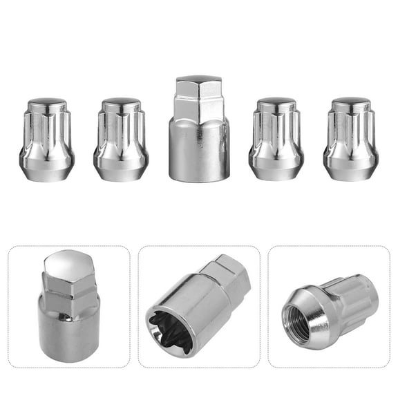 RENACLIPY Nut Lock For Tires Iron 4Pcs + 1Pc Sleeve