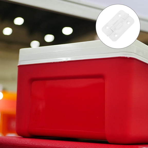 Phenofice Rectangular Hinge White Plastic 2.4x1.6in