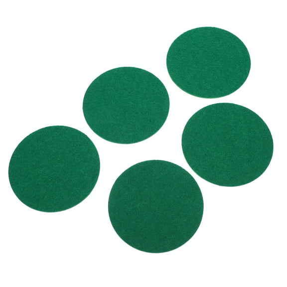 Worgeous Air Hockey Pusher Green 10Pcs 2.9X2.9X0.08In