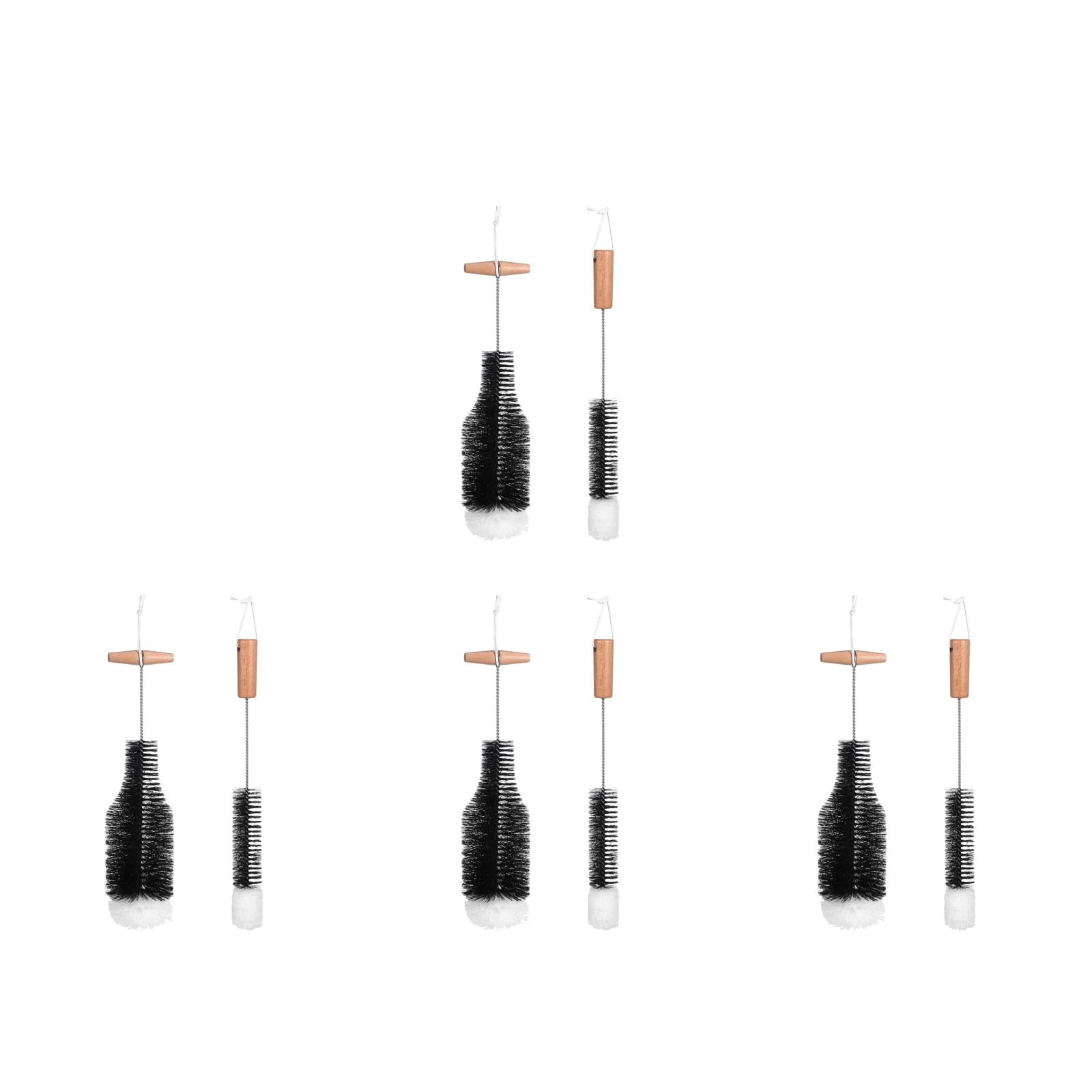 WHAMVOX Raindrops 8 pcs Chimney Brushes for Fireplace Cleaning Pellet Stove Chimney Wire Wood Stove Brush with Long Handle for Pipe Cleaning