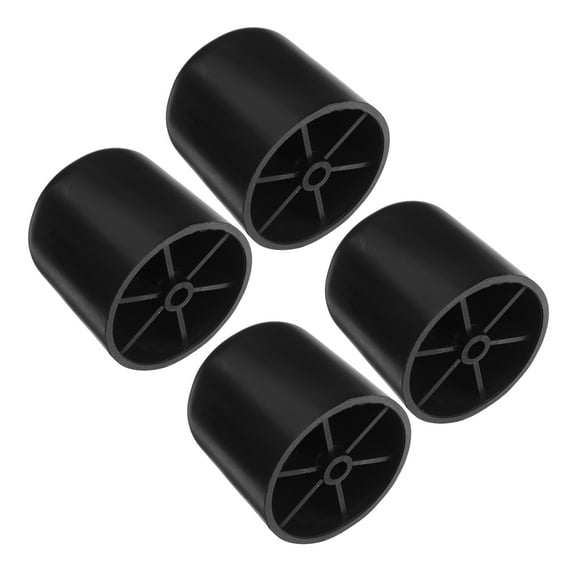 Worgeous 4pcs 2 Inch Furniture Legs Plastic Sofa Legs Round Tapered Feet Sofa Legs With Screws For Legs Sofas Chairs Cabinets Dressers Beds Black
