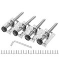 thumbnail image 1 of Worgeous 4pcs Adjustable Furniture Leveling Feet For Uneven Floors Non-Slip Table Corner Feet For Cabinets And Furniture Heavy Duty Cold Rolled Steel Levelers, 1 of 8