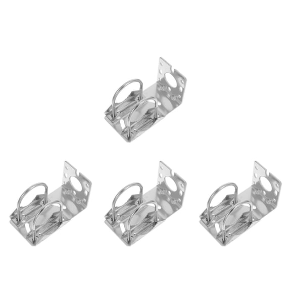 Worgeous 4pcs Antenna Mount Antenna Pole Attic Outdoor Antenna Mounting Bracket Antenna Mount Bracket Outdoor Aluminum Alloy Pole Mount Bracket